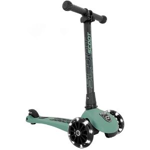 Scoot And Ride Highway Kick 3 - Led - Forest - Scoot And Ride - Onesize - Løbehjul