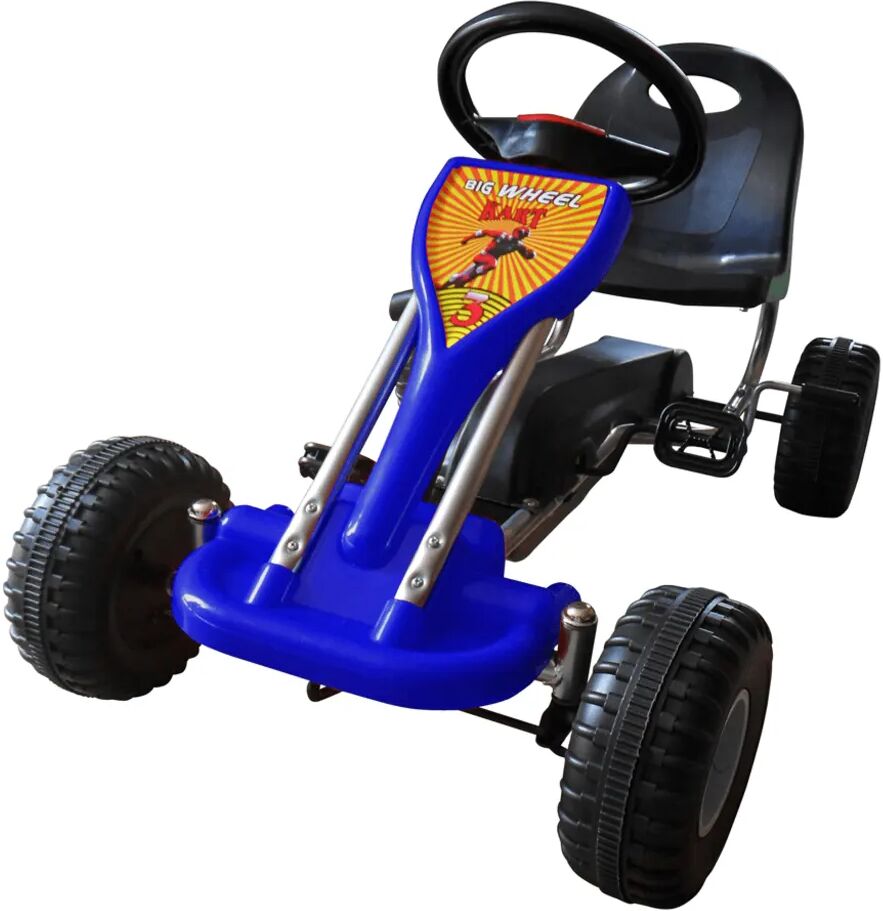 vidaXL pedal-gokart blå