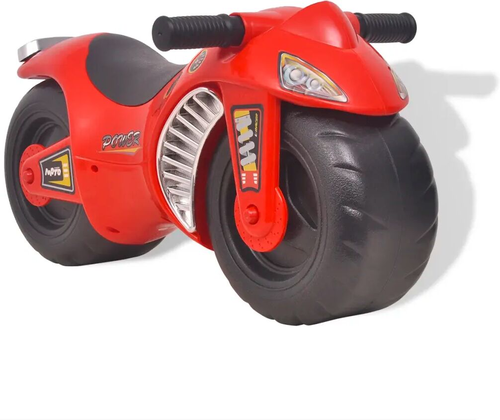 vidaXL Ride-on Motorcykel Plastik Rød