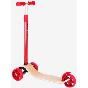 Patinete HAPE rojo claro liso con motivos