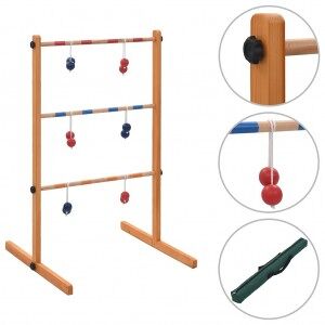 vidaXL Juego Golf Spin Ladder De Madera