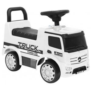 vidaXL Coche Para Niños Mercedes Benz Truck Blanco