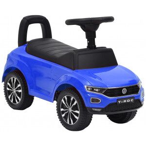 vidaXL Coche Correpasillos Volkswagen T-roc Azul