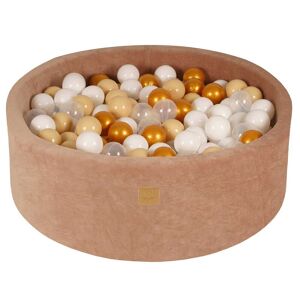 MeowBaby Beige piscina de bolas: dorado/beige/blanco/transparente h30