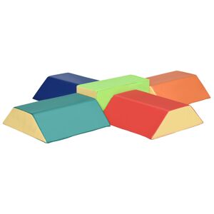 Homcom Bloques de espuma multicolor 48 x 19 x 48 cm