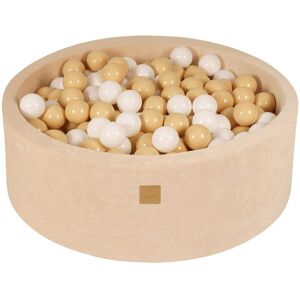 MeowBaby Crudo piscina de bolas: blanco/beige h30