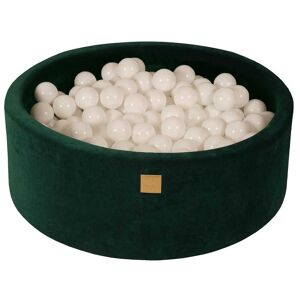 MeowBaby Verde oscuro piscina de bolas: blanco h30