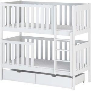 MueMue Litera infantil madera blanca 80x180cm