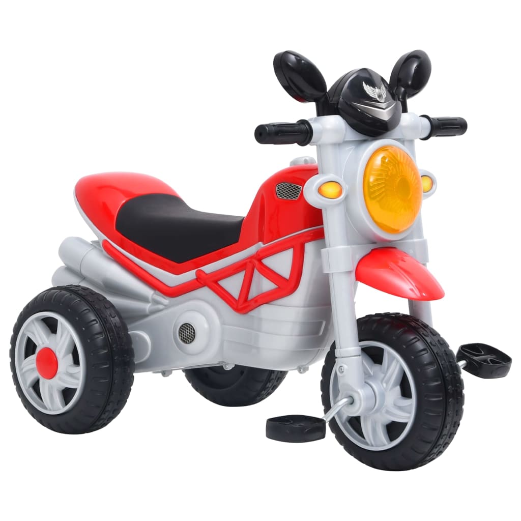 vidaXL Triciclo para niños rojo