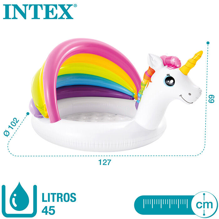 Intex Piscina  Unicornio 127X102X69Cm.
