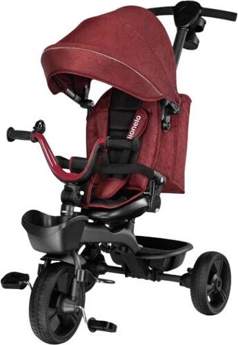 LIONELO Triciclo LIONELO Kori Rojo Burgundy