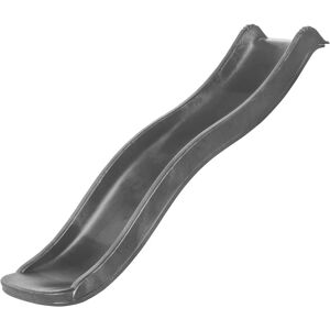 Sky175 Toboggan à Eau en Gris - 175 cm Élément complémentaire pour aire de jeux / maison de jeu enfant Toboggan pour hauteur de estrade 90 cm - Gris