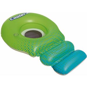Bouée gonflable vert bleu avec filet fauteuil gonflable piscine lounge - Bestway - Publicité