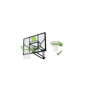EXIT Panneau de basket Galaxy pour fixation murale avec cercle dunk - vert/noir - Publicité
