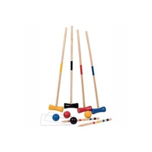Wdk Filet croquet bois 4 joueurs - Publicité
