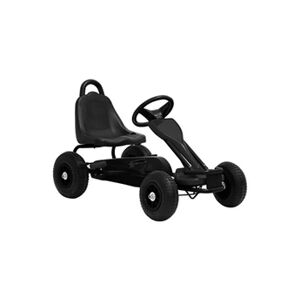 VIDAXL Kart à pédales avec pneus Noir - Publicité