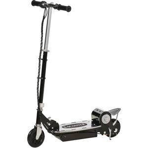 HOMCOM Trottinette Électrique 120 W Pliable pour Enfants de 7 à 12 Ans 10 Km/h Max. Hauteur Guidon Réglable 2 Roues en PU Coloris Noir et Argent