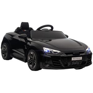 HOMCOM Voiture véhicule électrique enfant 12 V - télécommande parentale fournie - V. Max. 5 Km/h - effets sonores, lumineux - Audi RS E-tron GT noir