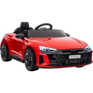 HOMCOM Voiture véhicule électrique enfant 12 V - télécommande parentale fournie - V. Max. 5 Km/h - effets sonores, lumineux - Audi RS E-tron GT rouge