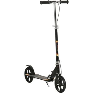 HOMCOM Trottinette pliable pour enfant avec guidon réglable en hauteur et double frein 86 x 35 x 93-103 cm noir