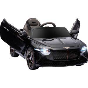 HOMCOM Voiture électrique pour enfant de 3 à 5 ans 2 moteurs 12V 25W 3-5 Km/h télécommande 2,4G Bentley Bacalar noir