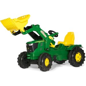 rolly toys Tracteur enfant a pedales rollyFarmtrac John Deere pelle 6210 R...