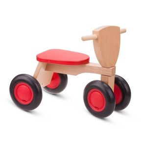 New Classic Toys® New Classic Toys Porteur draisienne enfant bois rouge