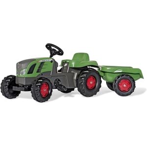 rolly toys Tracteur enfant a pedales rollykid Fendt 516 Vario remorque...