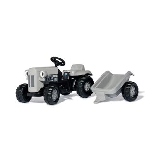 rolly toys Tracteur enfant a pedales remorque rollykid Little Grey Fergie...