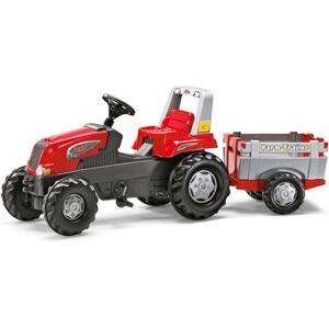 rolly toys Tracteur enfant à pédales rollyJunior RT remorque rollyFarm 800261