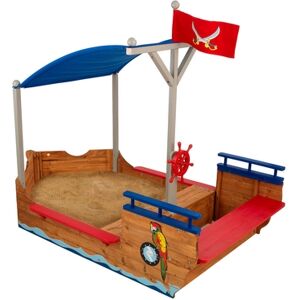 Kidkraft® Bac à sable enfant bateau pirate bois 00128