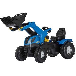 rolly toys Tracteur enfant à pédales rollyFarmtrac New Holland pelle rollyTrac