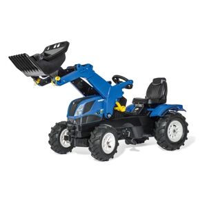 rolly toys Tracteur enfant a pedales rollyFarmtrac New Holland pelle