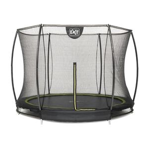 EXIT TOYS EXIT Trampoline de sol Silhouette à filet noir ø 244 cm