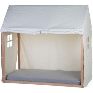 CHILDHOME Housse de lit cabane blanc 70x140 cm