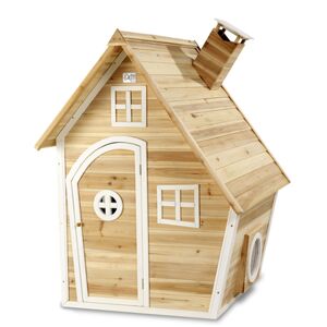 EXIT TOYS EXIT Maison cabane de jardin enfant Fantasia 100, bois naturel