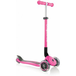 Globber Trottinette enfant 3 roues pliable Primo roue lumineuse rose