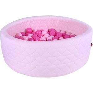 knorr toys® knorr® toys Piscine a balles enfant soft Cosy heart rose 300 balles soft pink