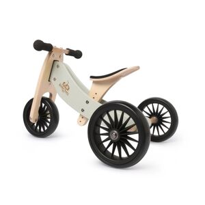 Kinderfeets® Tricycle draisienne evolutif 2en1 Tiny Tot Plus, bois turquoise