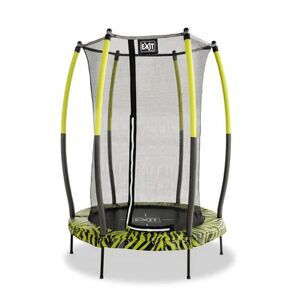 EXIT TOYS EXIT Trampoline à pieds enfant Tiggy junior rond filet ø140 cm, noir/vert