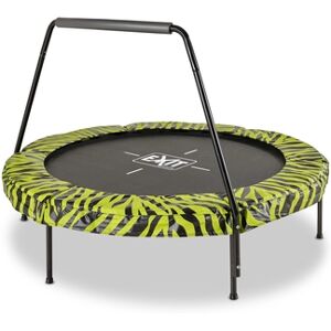 EXIT TOYS EXIT Trampoline à pied Tiggy junior, barre ø140 cm, noir/vert