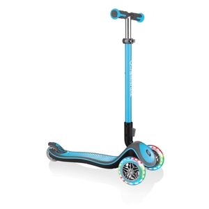 GLOBBER Trottinette enfant 3 roues pliable Elite Deluxe Lights sky blue