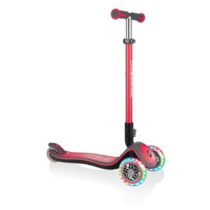 Trottinette enfant 3 roues pliable Elite Deluxe Lights rouge