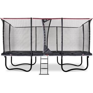 EXIT TOYS EXIT Trampoline à pieds rectangulaire PeakPro noir 10x17 pieds