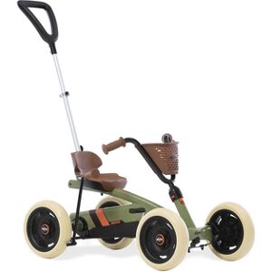 BERG Kart à pédales enfant 2en1 Buzzy Retro Green