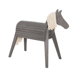 roba Cheval enfant de jardin bois gris