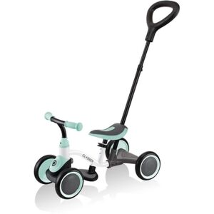 GLOBBER Velo d'apprentissage 3en1 porteur draisienne enfant, blanc/menthe