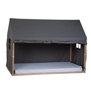 CHILDHOME Housse pour lit cabane au sol anthracite 90x200 cm