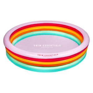 Swim Essentials Piscine enfant gonflable arc-en-ciel Ø 150 cm