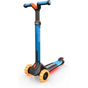 BERG Trottinette enfant 3 roues pliable Nexo feux planche LED, bleu